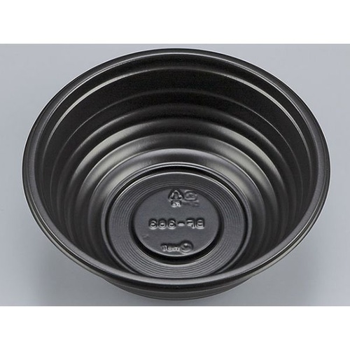 シーピー化成 どんぶり容器 BF-363 黒 本体画像