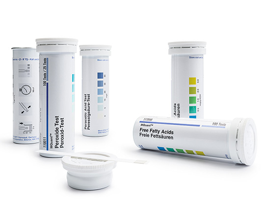 エムクァント分析用試験紙 過酸化物 1箱（100枚入）