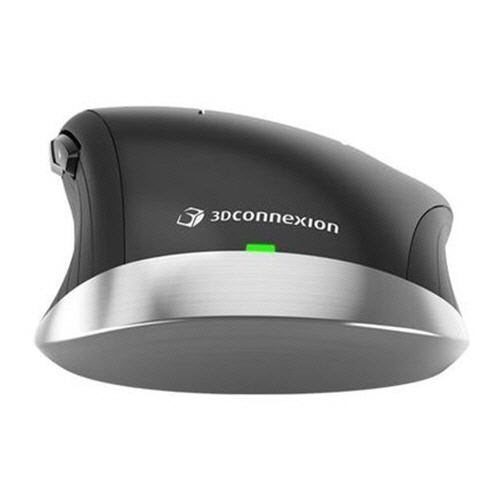 CadMouse コンパクト ワイヤレス USB-C 1個 左右から見た商品の形状と質感が際立つ状態