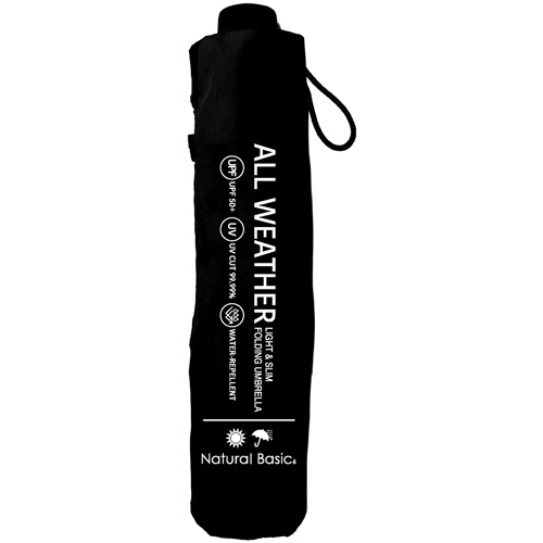 UVｵｰﾙｳｪｻﾞｰ 折りたたみ傘 ﾌﾞﾗｯｸ 1本画像