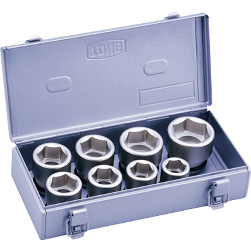 インパクト用ソケットセット(メタルトレーケース仕様)　8pcs　1セット画像