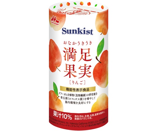 【機能性表示食品】Sunkist おなかうきうき満足果実 りんご 1箱（18本入）画像