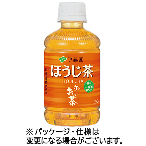 おーいお茶 ほうじ茶 280mL ﾍﾟｯﾄﾎﾞﾄﾙ 1ｾｯﾄ(48本:24本×2ｹｰｽ)画像