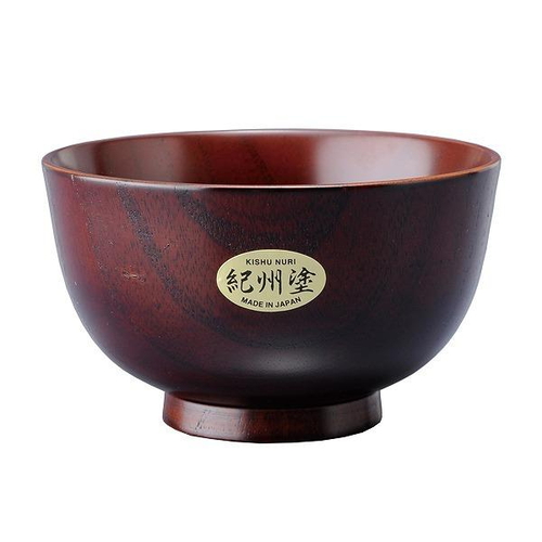 汁椀 木製 280ml 紀州塗 高野 koya 天然木 食器画像