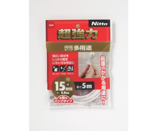 超強力両面テープ多用途15×5画像