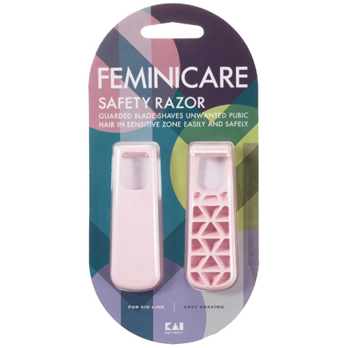 FEMINICARE VIO用 全剃り用ｶﾐｿﾘ 1ﾊﾟｯｸ(2本)