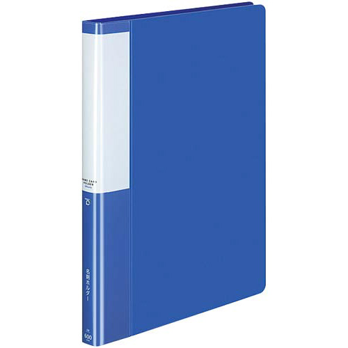 名刺ホルダーポジティ固定式Ａ４縦　青６００名画像