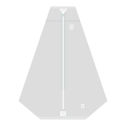 ｻﾝﾄﾞｲｯﾁ袋 ｲｰｼﾞｰｶｯﾄ 70 ﾗｲﾝ白 1ｾｯﾄ(1000枚:100枚×10ﾊﾟｯｸ)画像