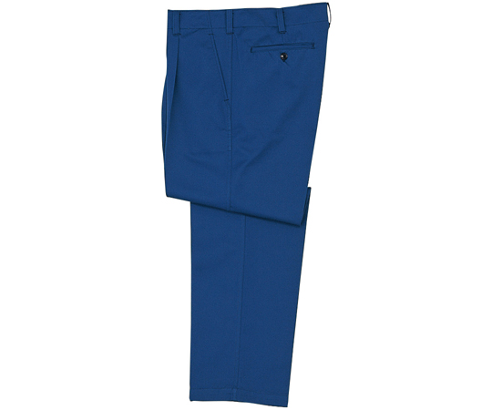 秋冬作業服　E/C　スラックス　前ファスナー式　下　ネイビー　79m画像