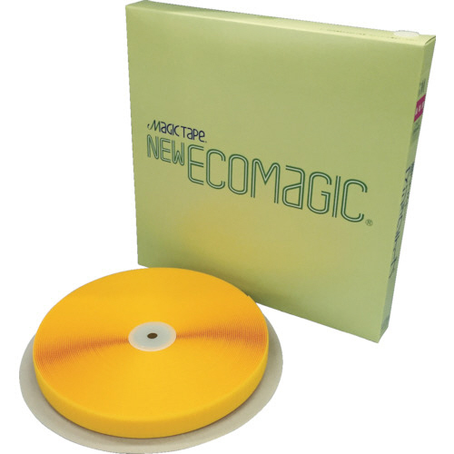 縫製用ﾏｼﾞｯｸﾃｰﾌﾟ切売り箱 A 25mm×25m ｲｴﾛｰ 1個画像