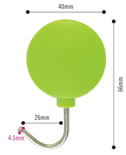 プラマグネットフック　小　緑画像