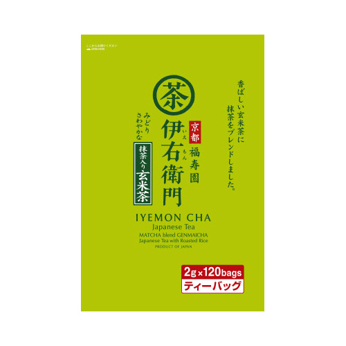 伊右衛門抹茶入玄米茶ＴＢ（２ｇ×１２０Ｐ）×１２