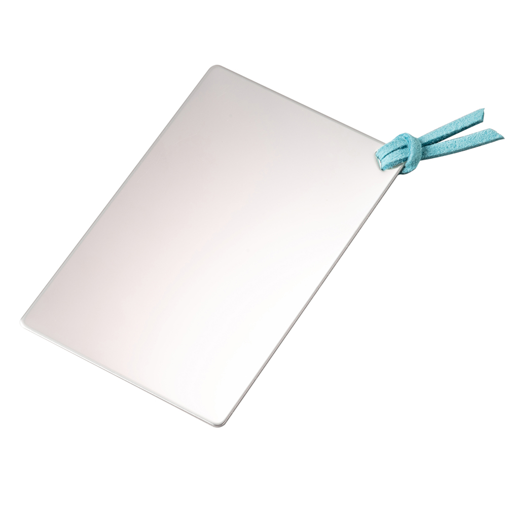 安心・安全　割れないステンレスミラー　ブルー画像