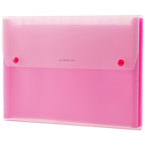 ﾄﾞｷｭﾒﾝﾄﾌｧｲﾙ A4 13ﾎﾟｹｯﾄ ﾋﾟﾝｸ 1冊