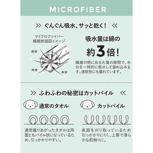 タオル　吸水ペットグローブ 柔らかな素材のグローブが手にフィットした状態