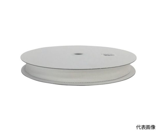平ベルトアクリルカラー　25mm×25m　ホワイト画像