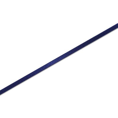 HEIKO シングルサテンリボン 6mm幅×20m巻 ネイビー画像