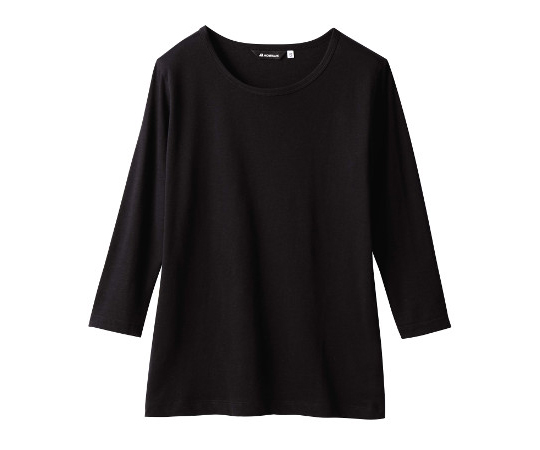 Tシャツ　兼用　8分袖　黒　SS画像