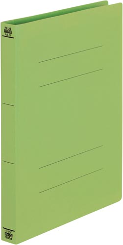 ＰＰフラットファイルＡ４縦厚とじリーフグリーン１冊画像