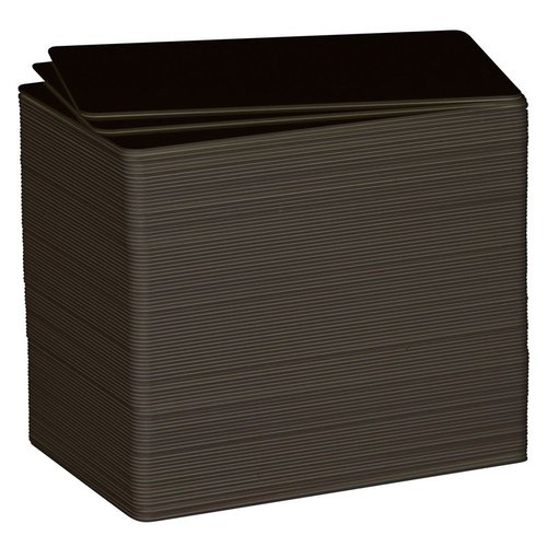陳列備品 PVC-Uマットブラックカード 0.76mm 100枚入 C8001 Evolis [ケース販売]