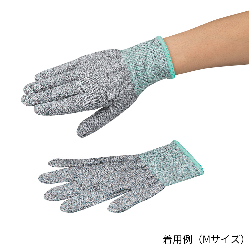 アズツール耐切創手袋（レベル5・コート無）　グレー　Lサイズ画像