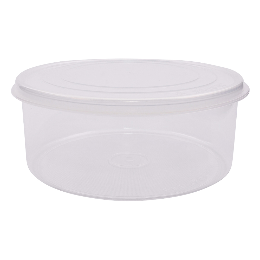 丸型V式容器（スチロール製）　6個入　φ156×φ149×65mm画像