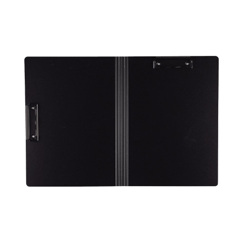 クリップファイル＜ダブル＞発泡美人Ａ４ブラック