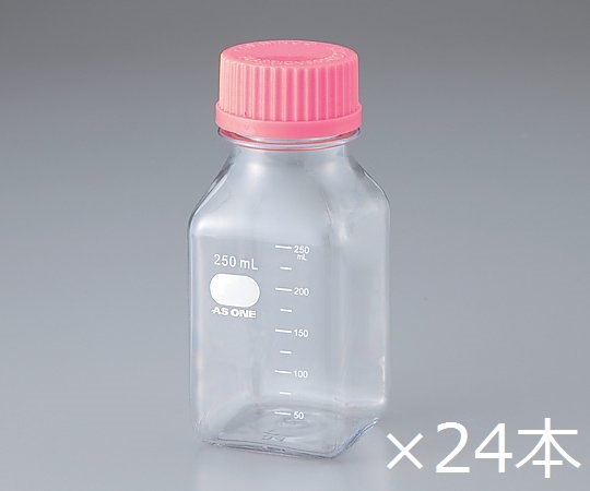 ビオラモポリカーボネイト角型ボトル　250mL（ケース販売）　24本入画像