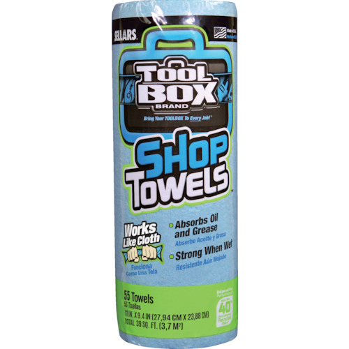 ＳＥＬＬＡＲＳ　ＴＯＯＬＢＯＸ［［Ｒ上］］　ショップタオル　ブルーロール　５５シート　Ｚ４００画像