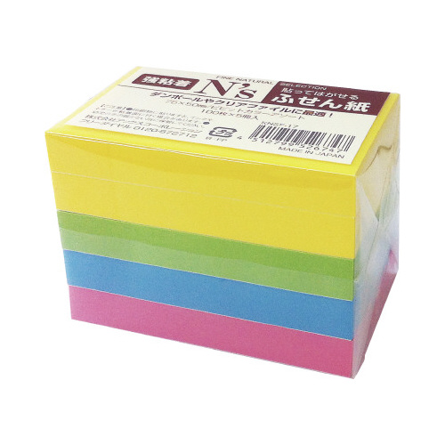 Ｎ’ｓ強粘着ふせん　７５×５０　ビビッド　５冊入画像