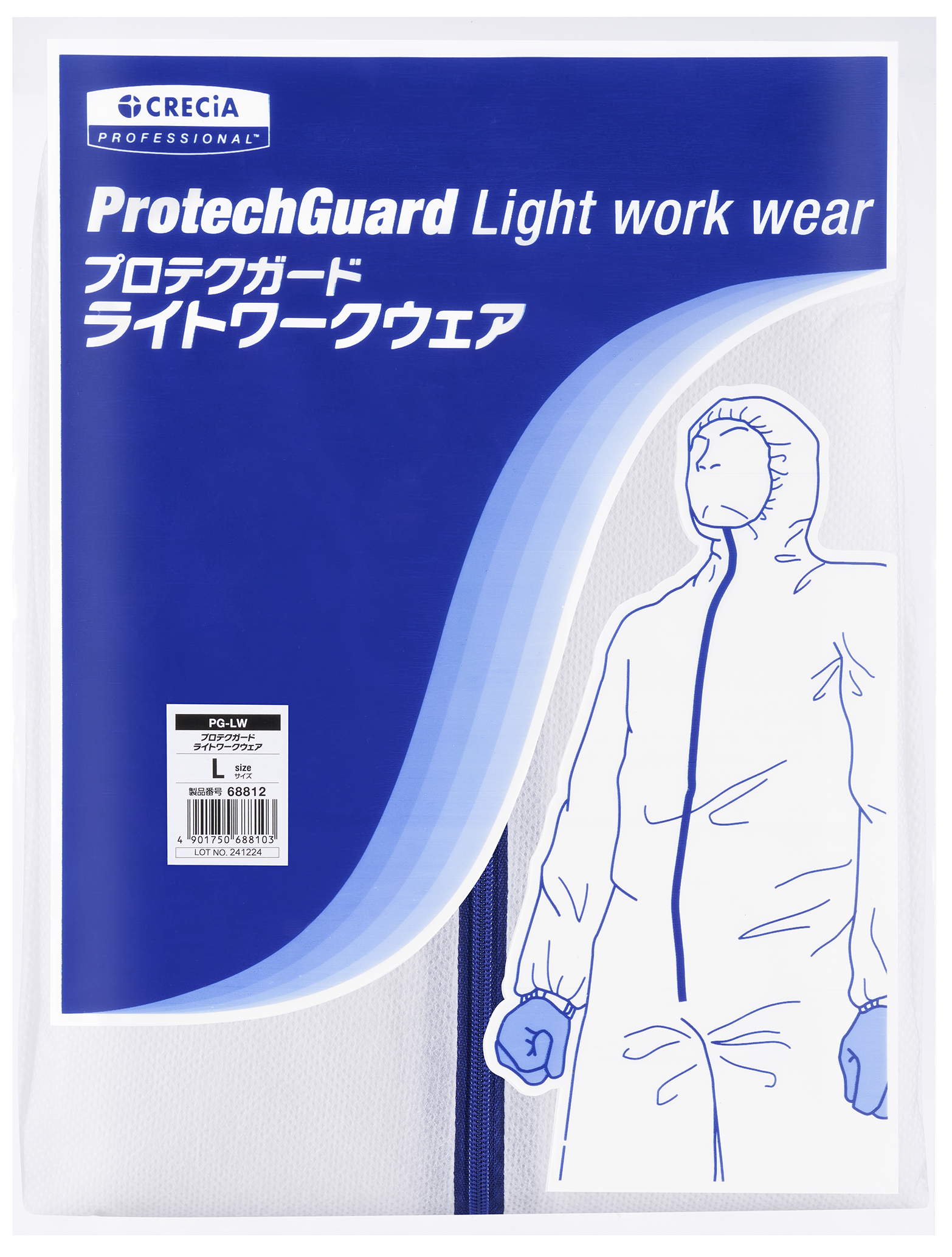 プロテクガード ライトワークウェア Lサイズ 1枚入