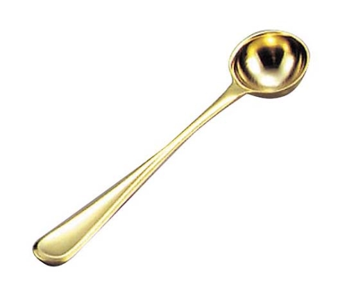 18-8 ピアス コーヒーメジャーカップ 小 5mL 金画像
