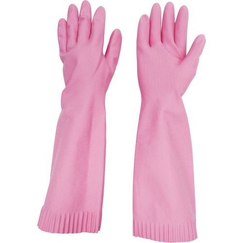 ﾄﾜﾛｰﾌﾞ天然ｺﾞﾑあつ手ﾛﾝｸﾞ ﾋﾟﾝｸ M 1双画像