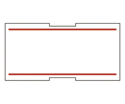 ハンドラベラー ラベル 1Lタイプ（強粘着） 24×12mm 上下線 1パック（10巻入）画像