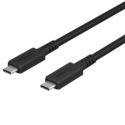 10Gbps&PD100W USB Type-C to Cｹｰﾌﾞﾙ ﾌﾞﾗｯｸ 1m 1本