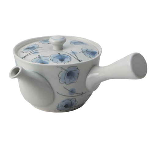 急須 305ml 広口 松葉 茶こし付き ティーポット 陶器製画像