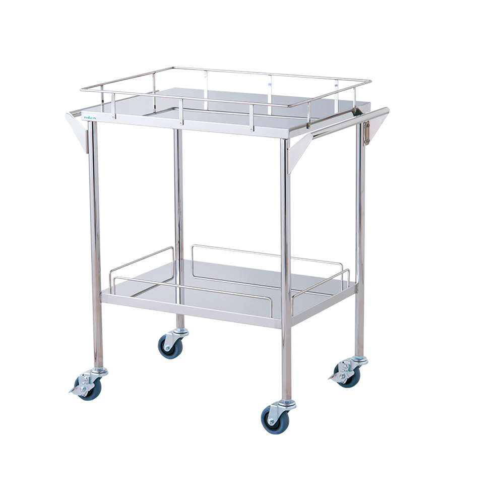 ステンレスグリーンカート(静音タイプ) 2段 720×450×835mm画像