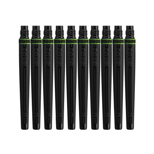 アートブラッシュカートリッジ　蛍光グリーンＸ１０画像