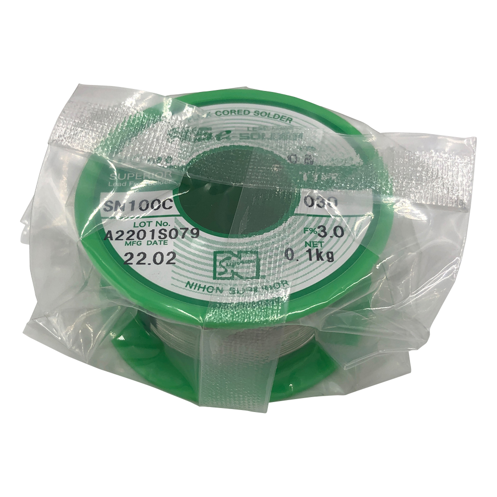 鉛フリーやに入りはんだ　φ0.8mm画像