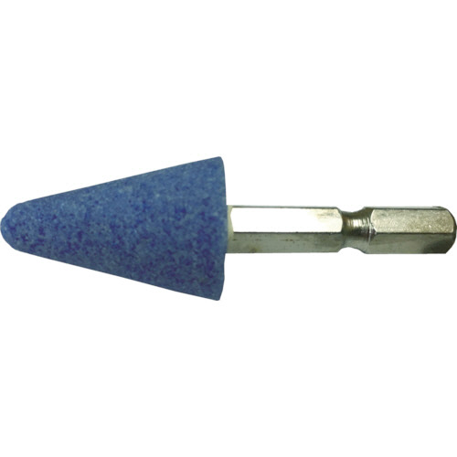 RELIEF 六角軸 軸付砥石 ｽﾃﾝﾚｽ用(WA) 傘型 φ20×30mm 1個画像