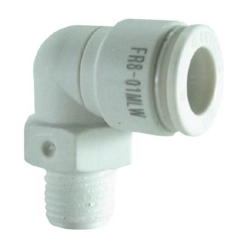 ﾀｯﾁｺﾈｸﾀｰﾌｧｲﾌﾞ 樹脂ﾒｲﾙｴﾙﾎﾞ W(白)8mm･R1/8 1個画像