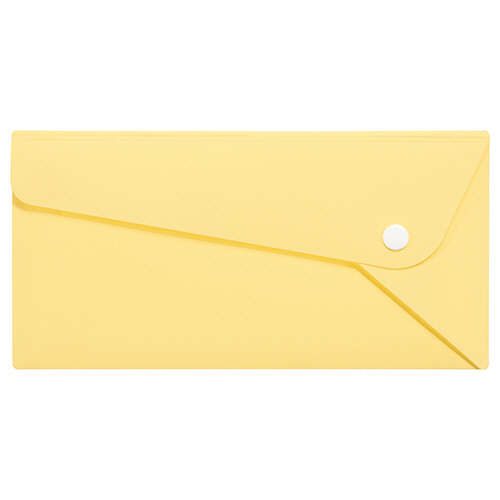 PPｶﾗｰﾎﾙﾀﾞｰ PELTO(ﾍﾟﾙﾄ) A4三つ折りｻｲｽﾞ ﾍﾟｰﾙｲｴﾛｰ 1枚画像