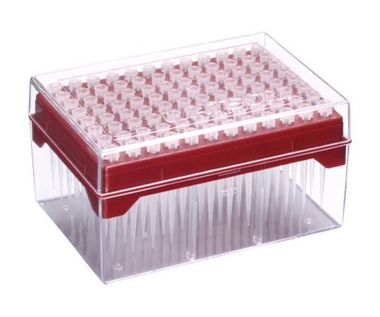 10μLロング ハイパーフィルターチップ システムラック 滅菌 1箱（96本×10ラック入）画像