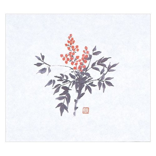 保鮮紙 M30-092 鮮度保持紙 (大) 南天 100枚入 マイン画像