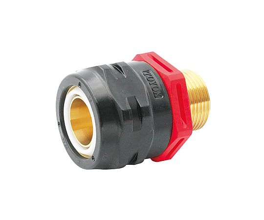 ホース継手 真鍮製 トヨコネクタ TC3-PB型 適合ホース内径12mm 継手規格R1/2画像