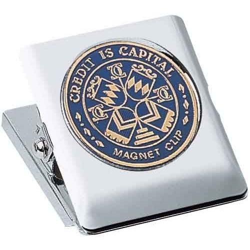 マグネットクリップ大　口幅４４ｍｍ青１０個入画像