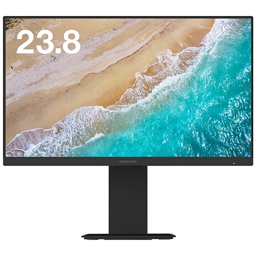 23.8型ワイド広視野角LED液晶ディスプレイ　ブラック　1台画像