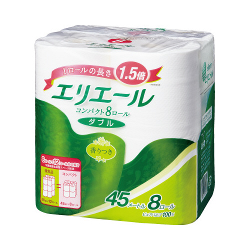 エリエールコンパクト　ダブル４５ｍ　８個入×８画像