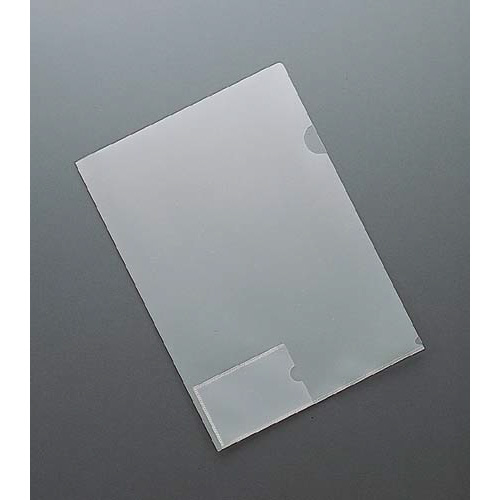 クリヤーホルダー名刺ポケット付きＡ４　透明　５枚画像