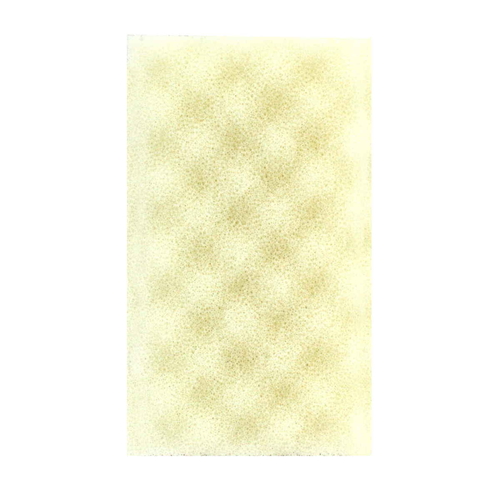 キッチンスポンジ　泡できれい抗菌スポンジGY 商品に付いた泡が美しく広がる、柔らかなグレーのスポンジが見える状態